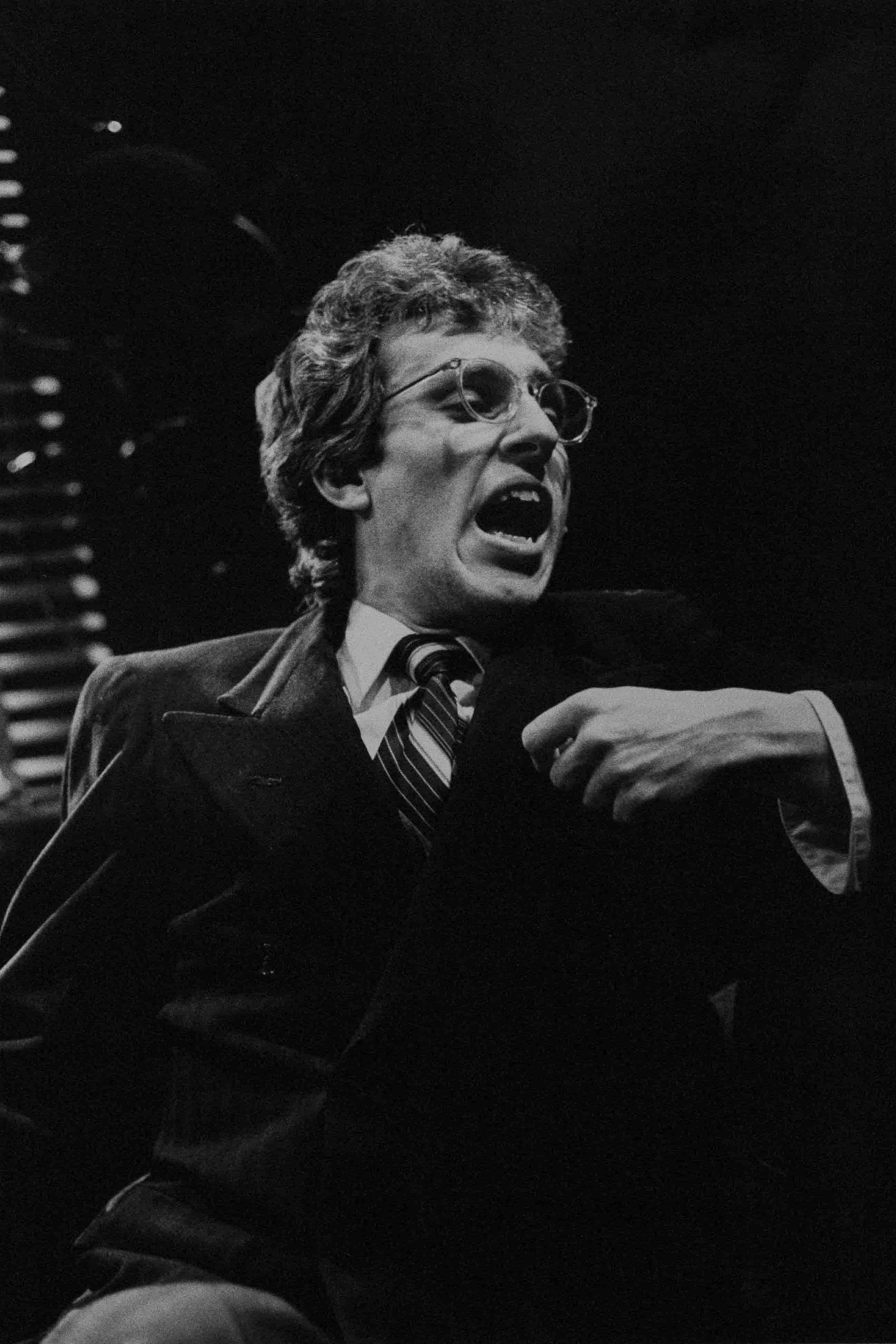 Production still from "A Life in the Theatre". Alan Knoepfler as John. Photographer: Jeff Busby