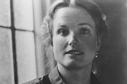 Production still for "Letters Home". Nancy Black as Sylvia Plath. Photographer: Sandra Matlock