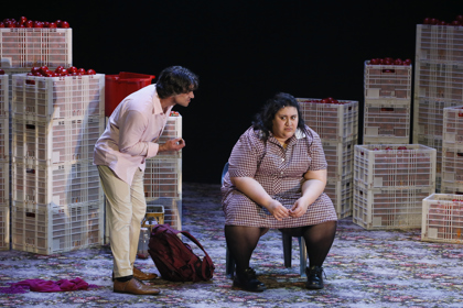 Production still for the 2022 Season of 'Looking For Alibrandi'. L-R: Ashley Lyons, Chanella Macri. Photographers: Jeff Busby & Tamarah Scott