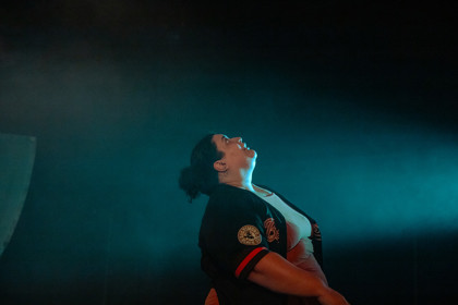 Production still for the 2023 Season of 'Atlantis'. In photo: Chanella Macri. Photographer: Tamarah Scott