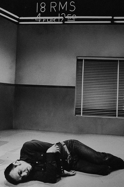 Production still for "Fool for Love". William Zappa as Eddie. Photographer: David B. Simmonds