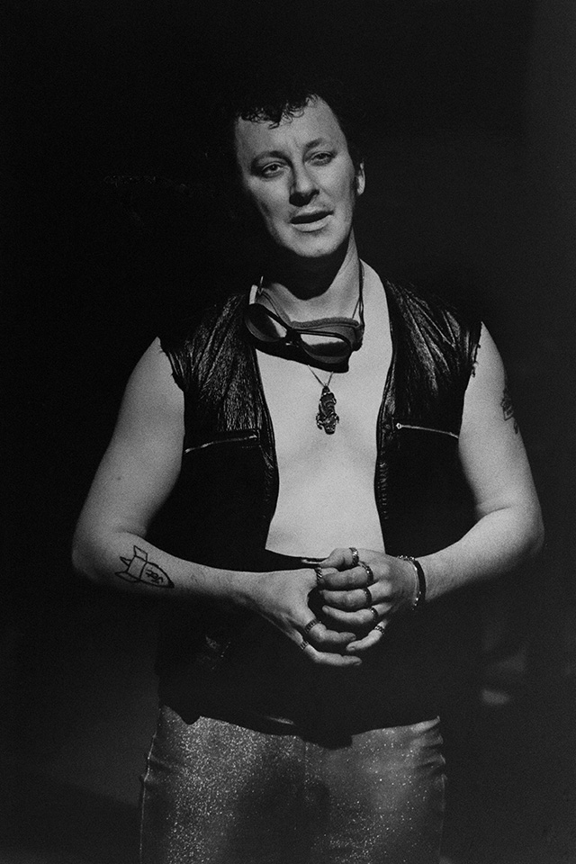 Production still for "Rock-Ola". Max Phipps as Jet Deluxe. Photographer: David Parker