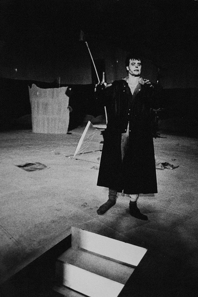 Production still from "A Stretch of the Imagination". Stephen Kearney as Monk O'Neill. Photographer: David B. Simmonds