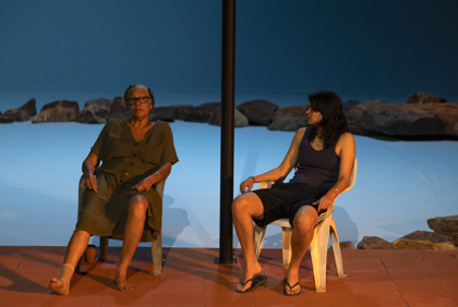 Production photography by Pia Johnson / Featuring: Rachael Maza & Tahlee Fereday