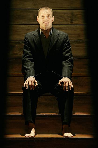 Production still "The Tell-Tale Heart". Martin Niedermair. Photographer: Jeff Busby