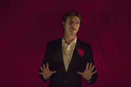 Production still for "The Ham Funeral". Dan Spielman. Photographer: Lisa Tomasetti