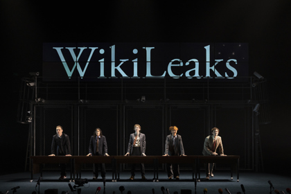 Production photography from TRUTH (2025). Photographer: Pia Johnson. In photograph: Cast of TRUTH.