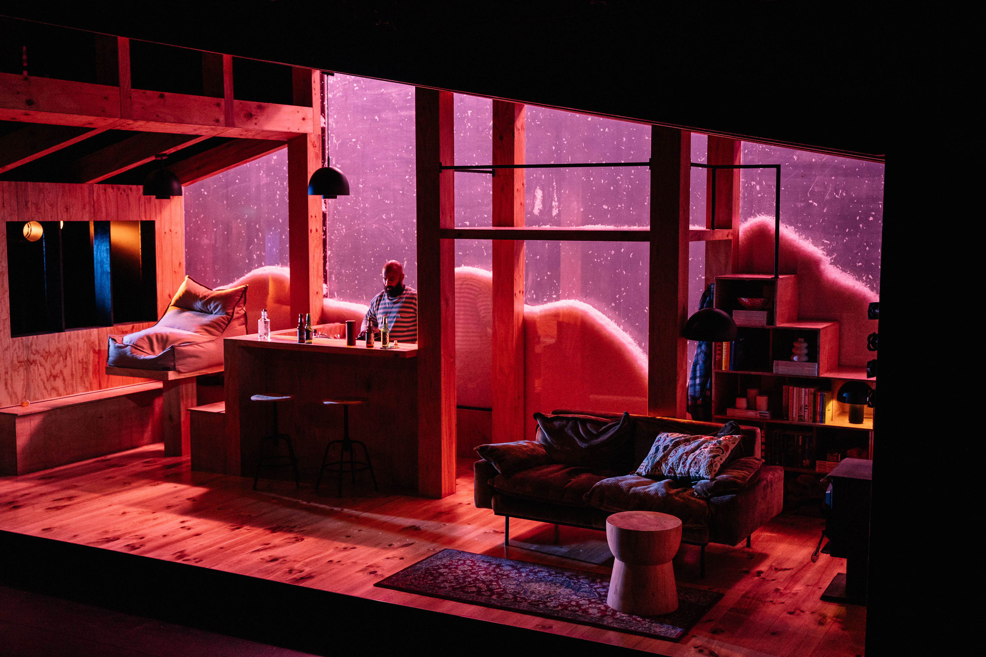 Production still for the 2022 Season of 'Stay Woke'. In photo: Dushan Philips. Photographer: Phoebe Powell