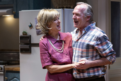 Production still for "Australian Realness". L-R: Linda Cropper, Greg Stone. Photographer: Pia Johnson