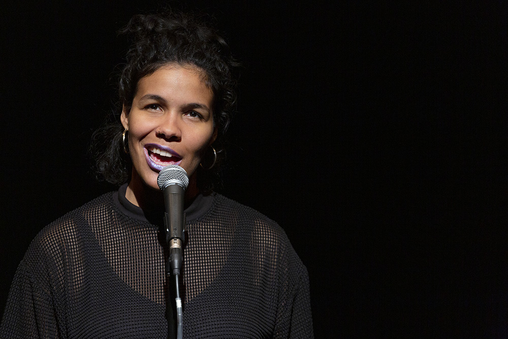Production still for "Wake in Fright". Zahra Newman. Photographer: Pia Johnson