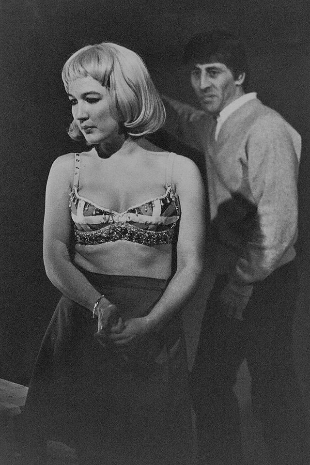 Production still for "Dance for Daddy". L-R; Joanne Barker, Jim Danton. Photographer: David Parker