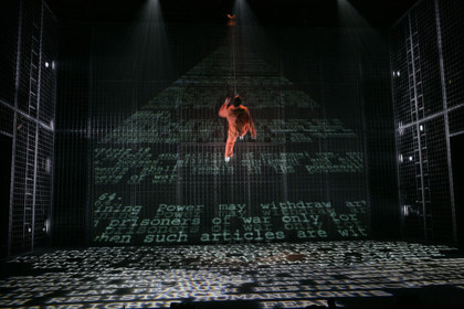 Production still for Melbourne season of "Honour Bound". Photographer: Jeff Busby