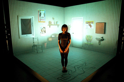 Production still for "Half-Real". Amber McMahon. Photographer: Steve Tilling