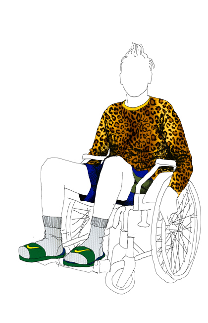 Costume design rendering (c) Marg Horwell